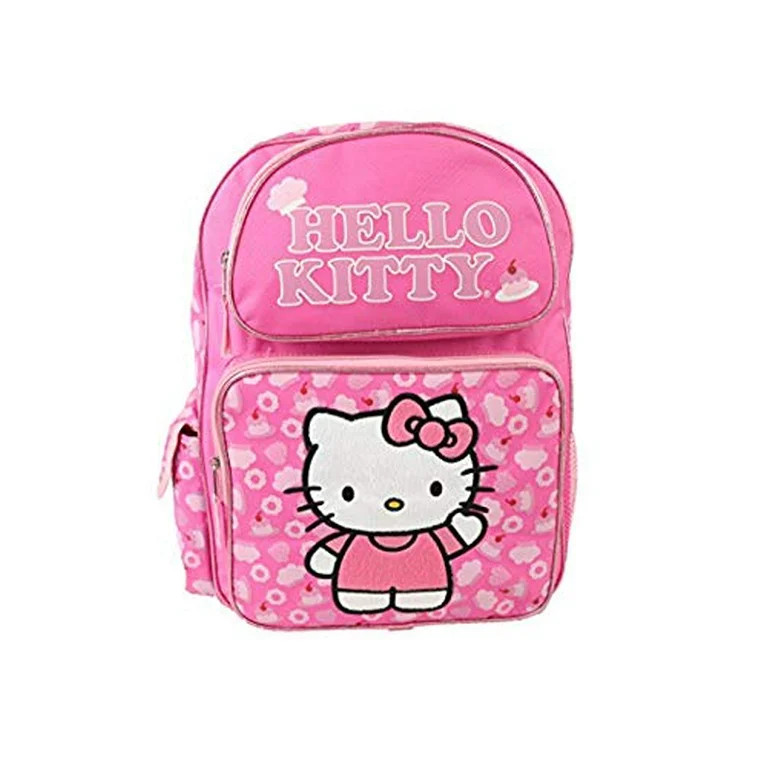 Hello Kitty Pink Cake Large Backpack (16 Inch) - Walmart.com | Walmart (US)