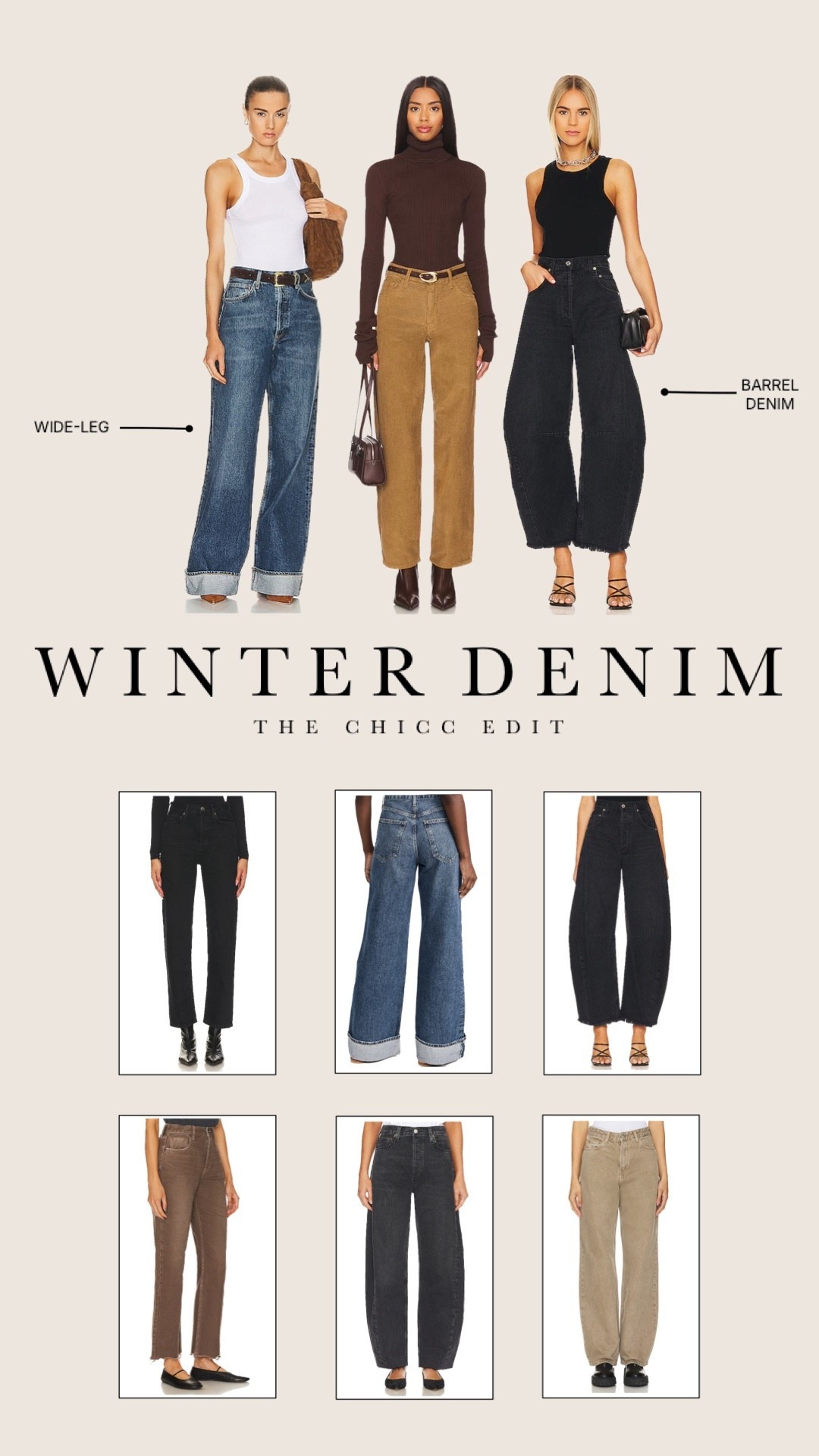 Winter denim 🤎

𝐻𝒾𝒾𝒾, 𝓁𝑜𝓋𝑒𝓁𝓎! 𝐹𝑜𝓁𝓁𝑜𝓌 𝓂𝓎 𝓈𝒽𝑜𝓅, 𝒶𝓃𝒹 𝑔𝑒𝓉 𝓂𝓎 𝑒𝓍𝒸𝓁𝓊𝓈𝒾𝓋𝑒 𝒶𝓅𝓅-𝑜𝓃𝓁𝓎 𝒸𝑜𝓃𝓉𝑒𝓃𝓉! 𝒮𝑜 𝑔𝓁𝒶𝒹 𝓎𝑜𝓊'𝓇𝑒 𝒽𝑒𝓇𝑒. 

resort, sandals, country concert, autumn, fall decor, fall interior, fall home, fall fashion, fall style, chic, aesthetic, minimalist style, home, decor, ootd, dupe, y2k, boho, Amazon, Amazon fashion, Amazon home, Amazon beauty, Halloween, thanksgiving, autumn home, autumn decor, autumn interior, autumn fashion, autumn style, holiday, seasonal, Christmas #denim #jeans #pants #revolve #casualfriday 

#LTKTall #LTKootd #LTKOver40
