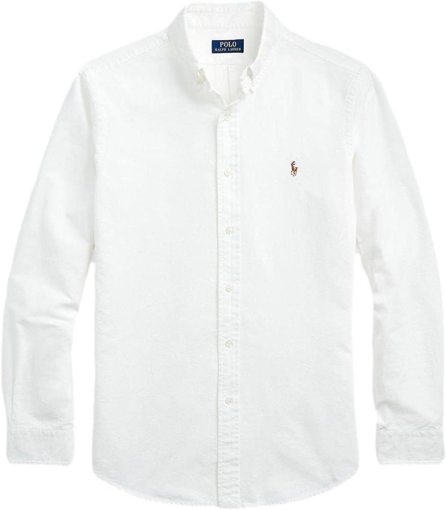Polo Ralph Lauren Mens Classic Long Sleeve Oxford Shirt | Amazon (US)