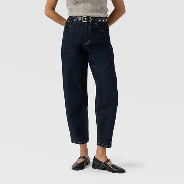 Barrel Leg Jean - Indigo | Saint + Sofia