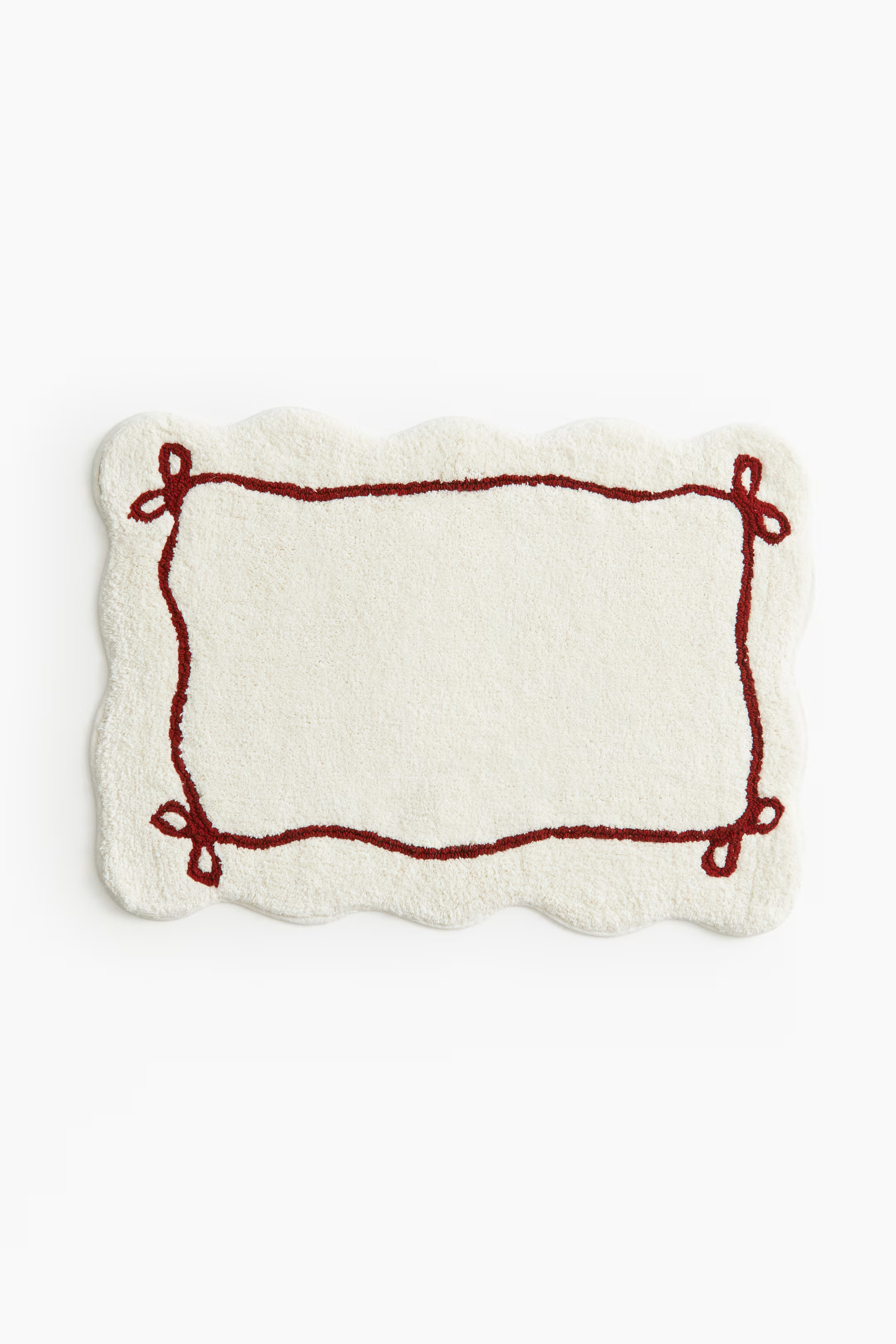 Scalloped-Edge Bath Mat | H&M (US + CA)
