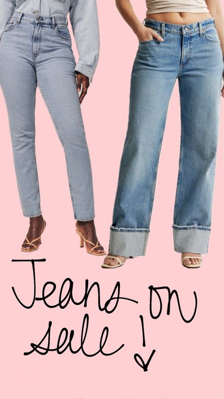 Jeans on sale at Abercrombie ! 

#LTKfindsunder100 #LTKSpringSale #LTKsalealert