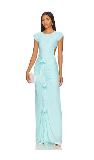 Skye Gown in Blue Maxi Dress | Light Blue Dress | Blue Wedding Guest Dress | Revolve Clothing (Global)