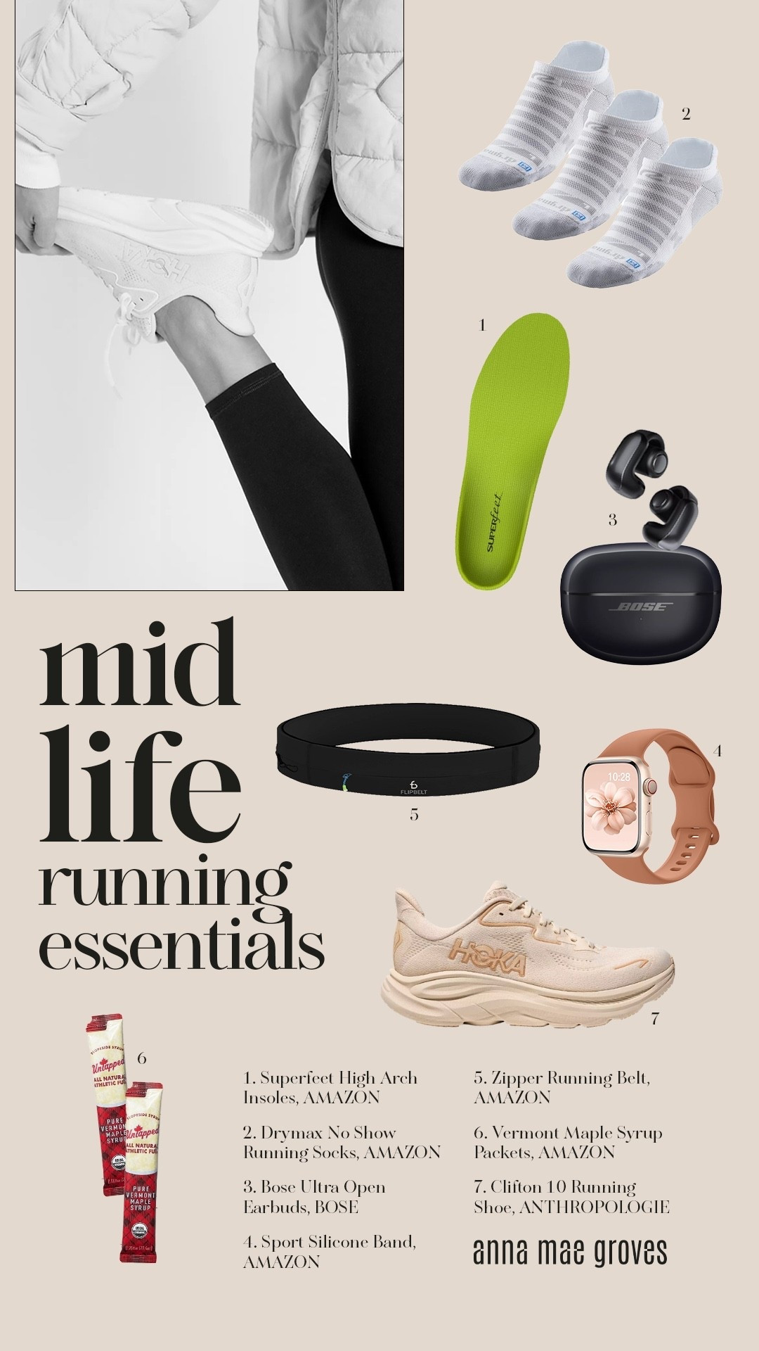 Rob convinced me to do a marathon with him 🫠 So naturally I have collected some essentials that make running better in midlife!

#LTKActive #LTKOver40 #LTKfitnessgoals