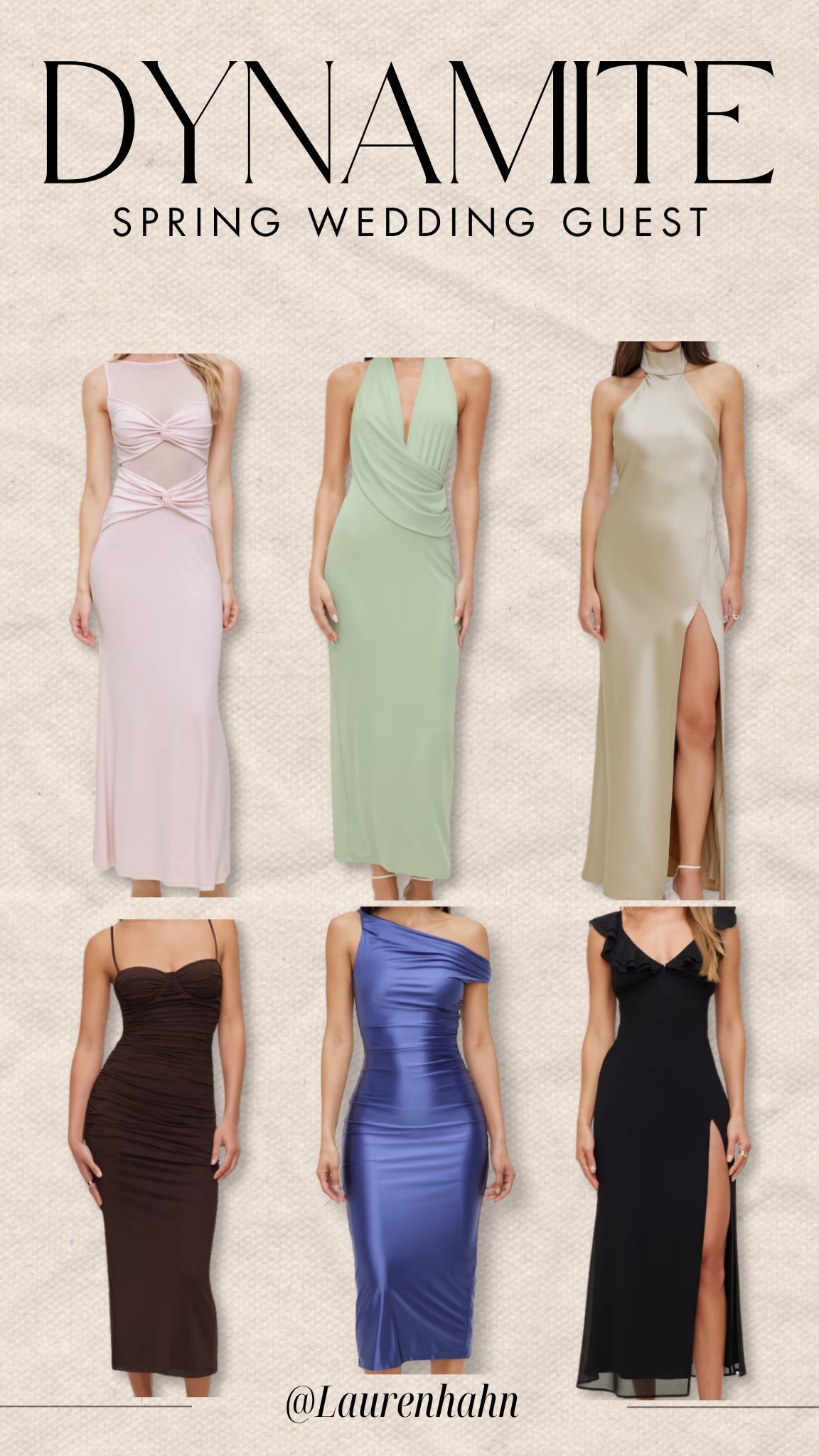 @Dynamite Clothing spring wedding guest dresses!