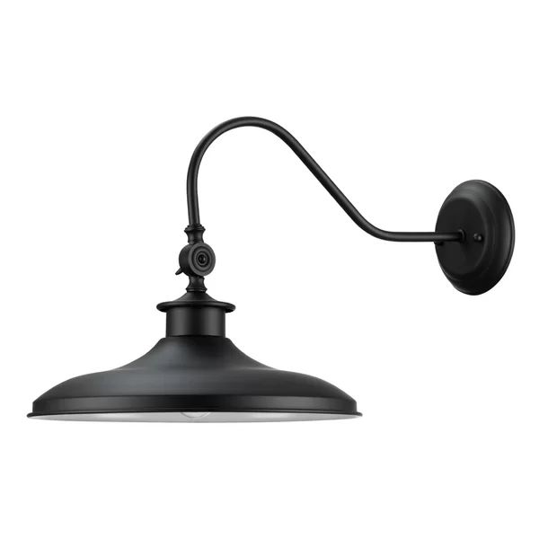 Espute 1 - Light Dimmable Black Armed Sconce | Wayfair North America