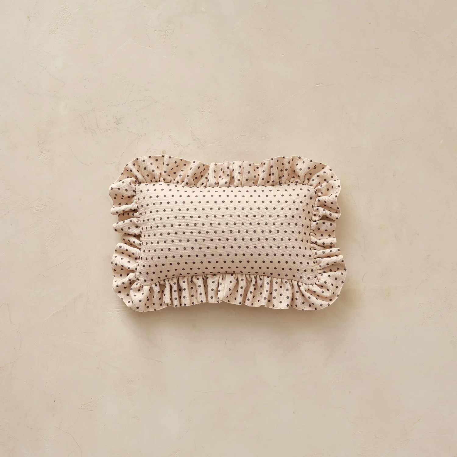 Mini Ruffle Pillow | Swiss Dot | House of Noa
