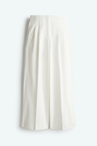 Pleat-front cotton trousers | H&M (UK, MY, IN, SG, PH, TW, HK)