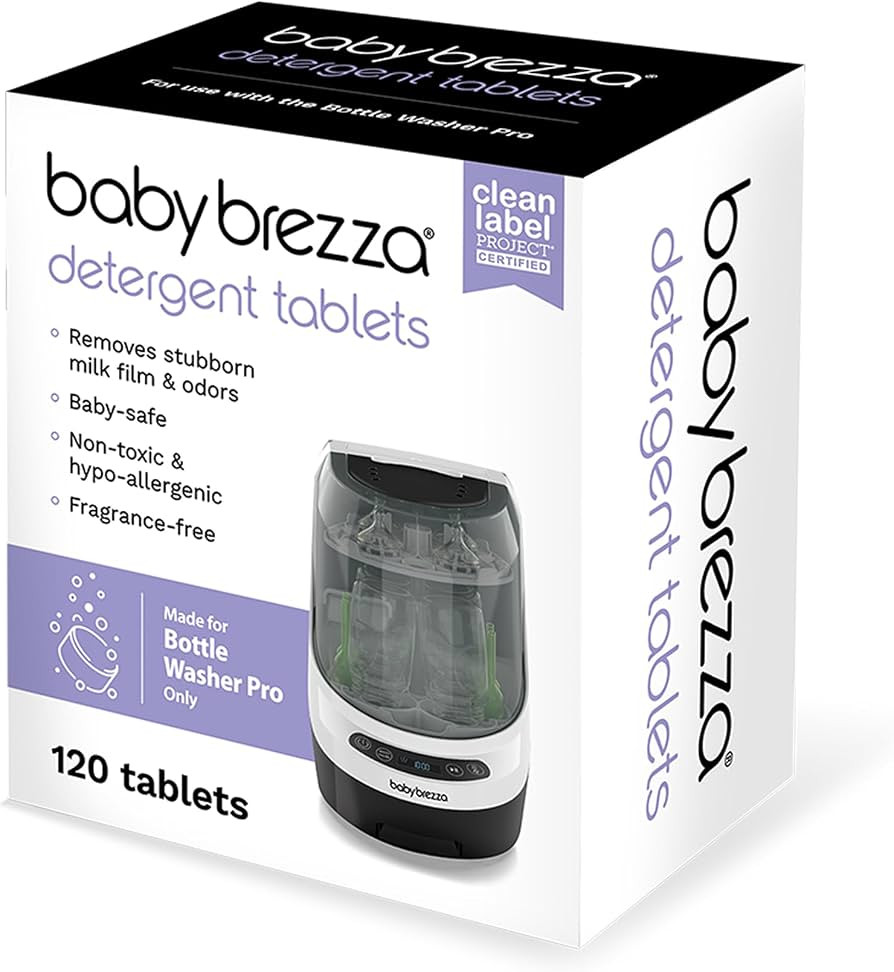 Baby Brezza Detergent Soap Tablets for Bottle Washers, 120 Tablets | Amazon (US)