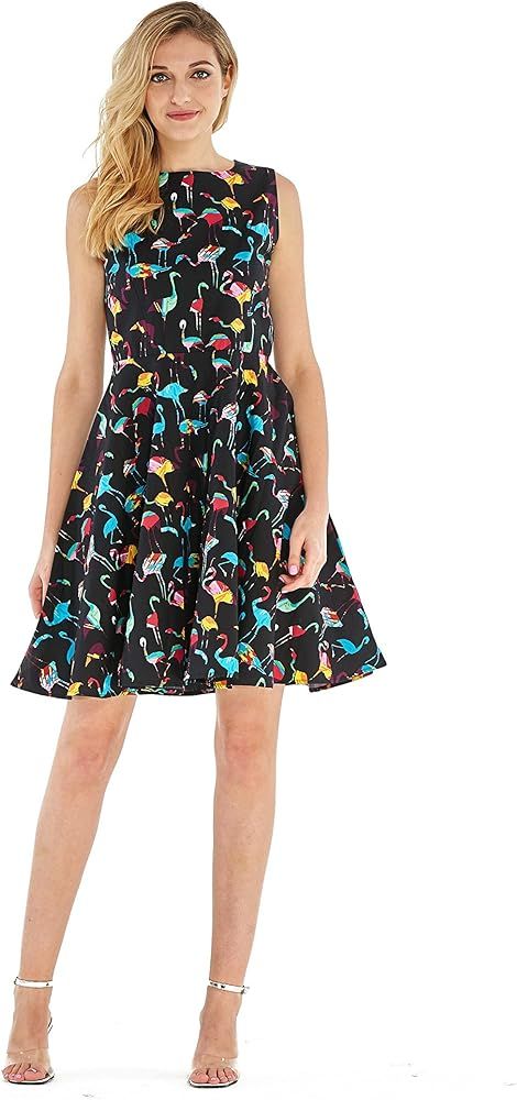Hawaii Hangover Women's Vintage Fit and Flare Dress in Tropical Patterns | Amazon (US)