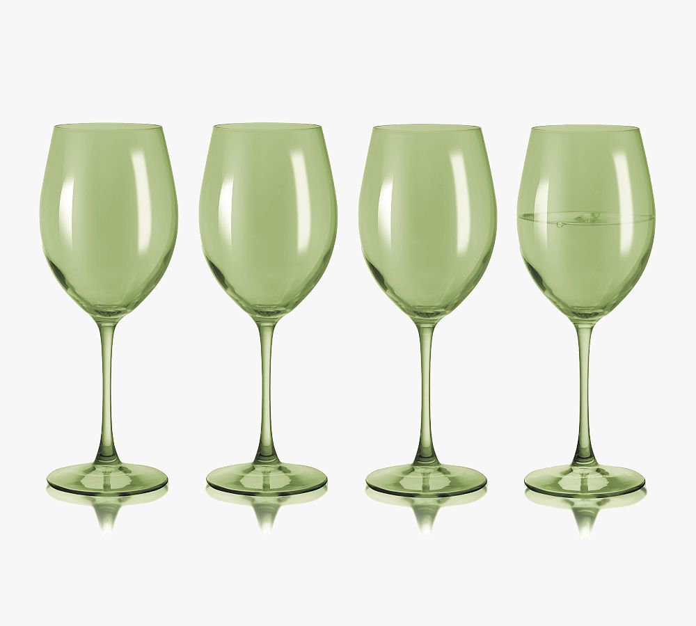Flora Wine Glasses, Set of 4 | Pottery Barn (US)