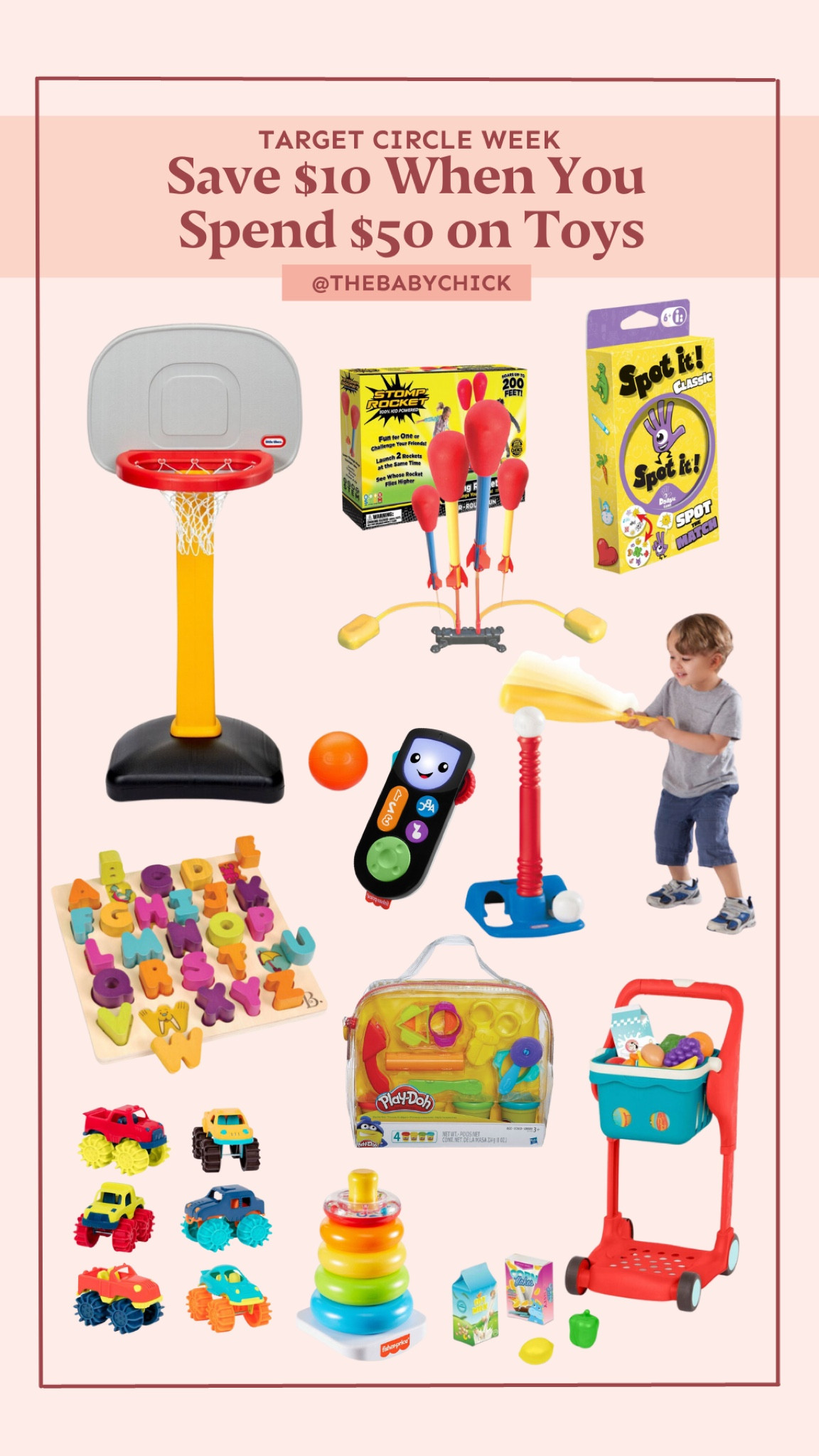 Target Circle Week deal alert! 🚨 Save $10 when you spend $50 on toys! #kidstoys #toys #target

#LTKkids #LTKbaby
