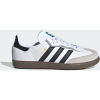 adidas Samba OG Comfort Closure Elastic Lace Shoes Kids - White | adidas UK | adidas (UK)