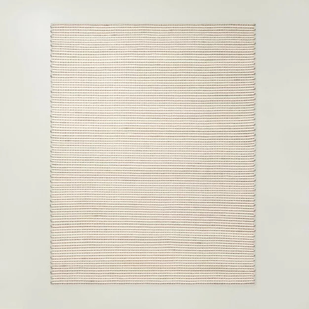 9' x 12' Chunky Stripe Area Rug Gray/Cream - Hearth & Hand™ with Magnolia | Target