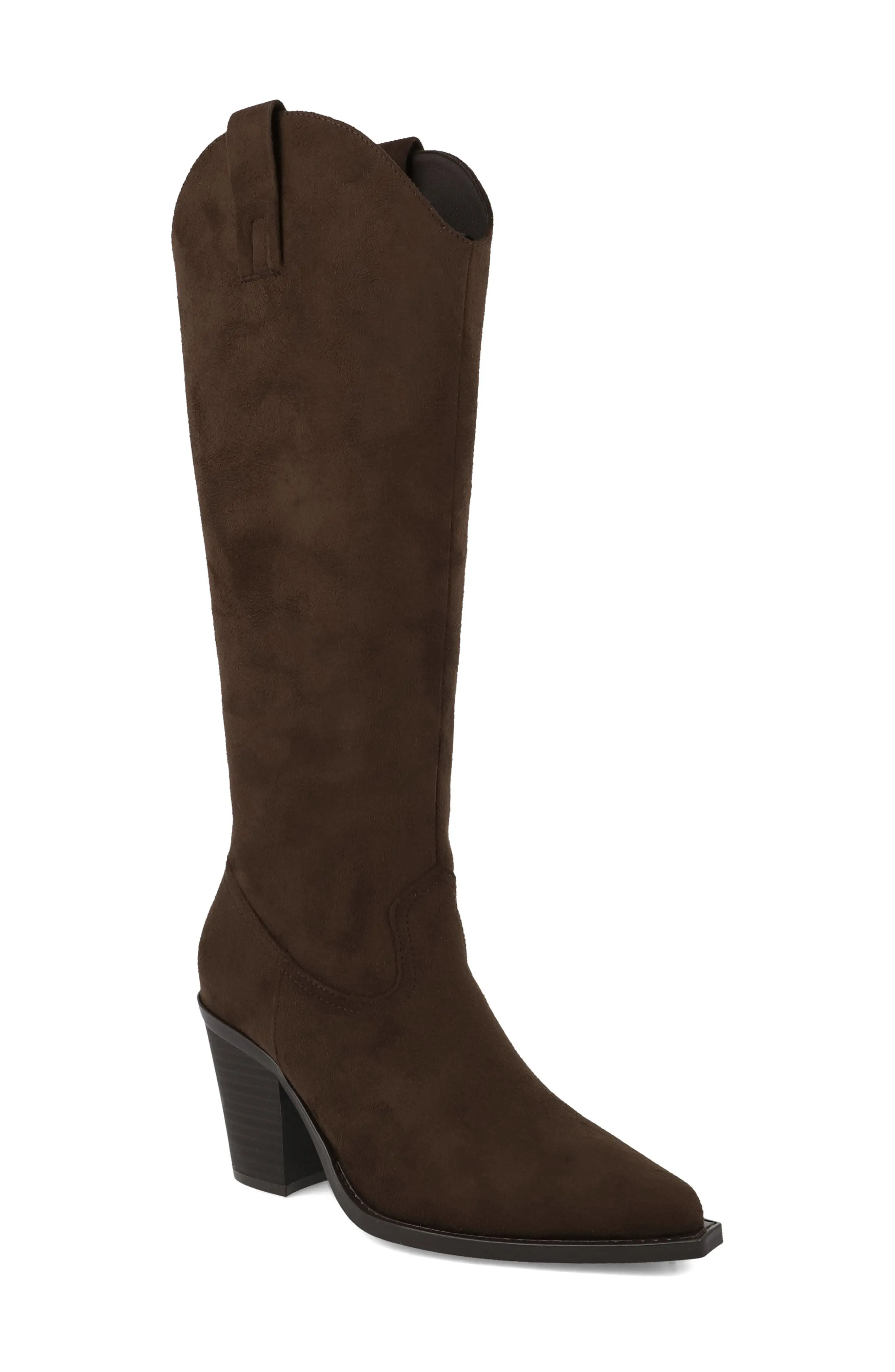 MIA Messini Western Boot in Beige at Nordstrom Rack, Size 9 | Nordstrom Rack