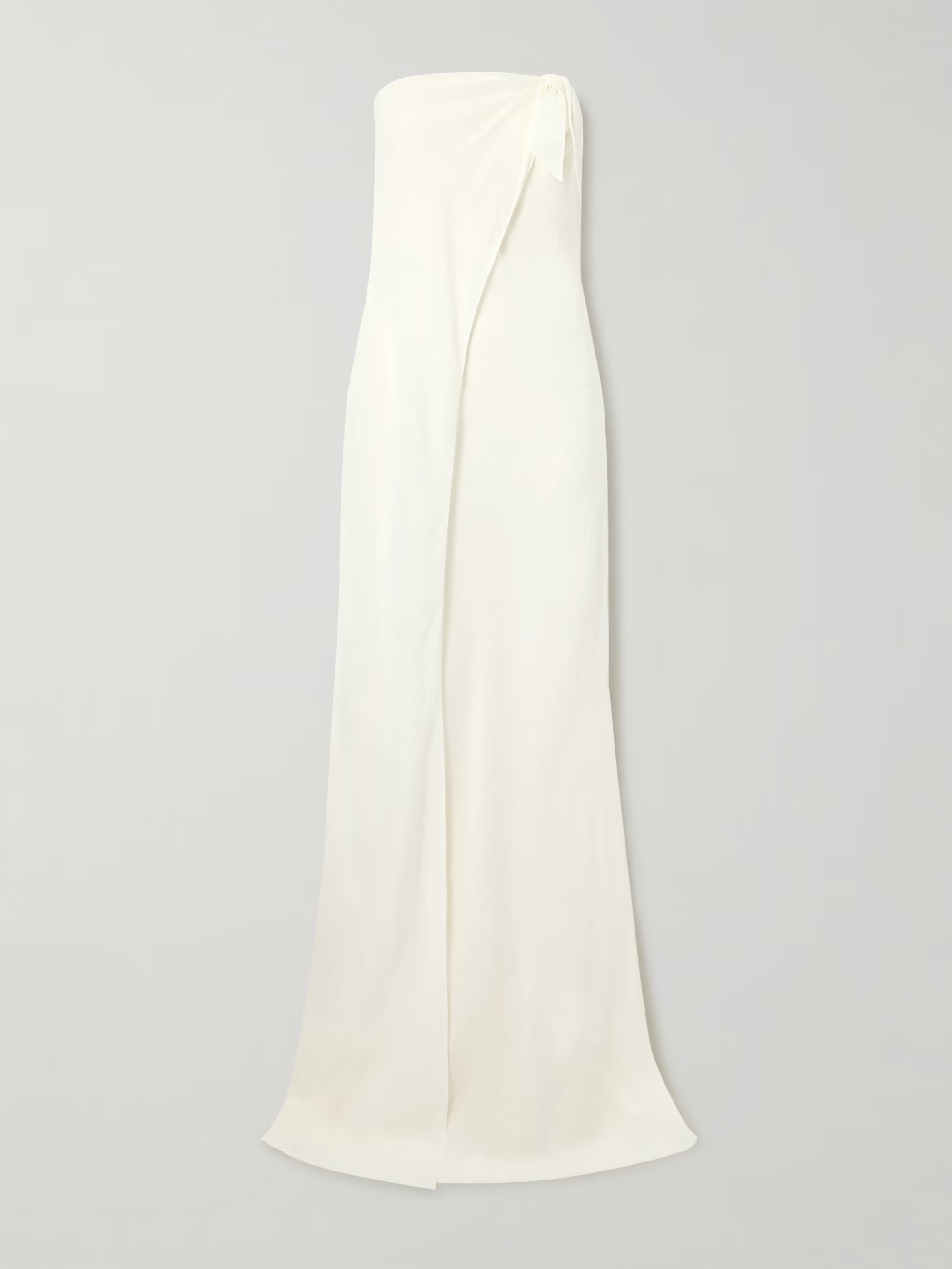 Brigitta strapless knotted voile gown | NET-A-PORTER (US)