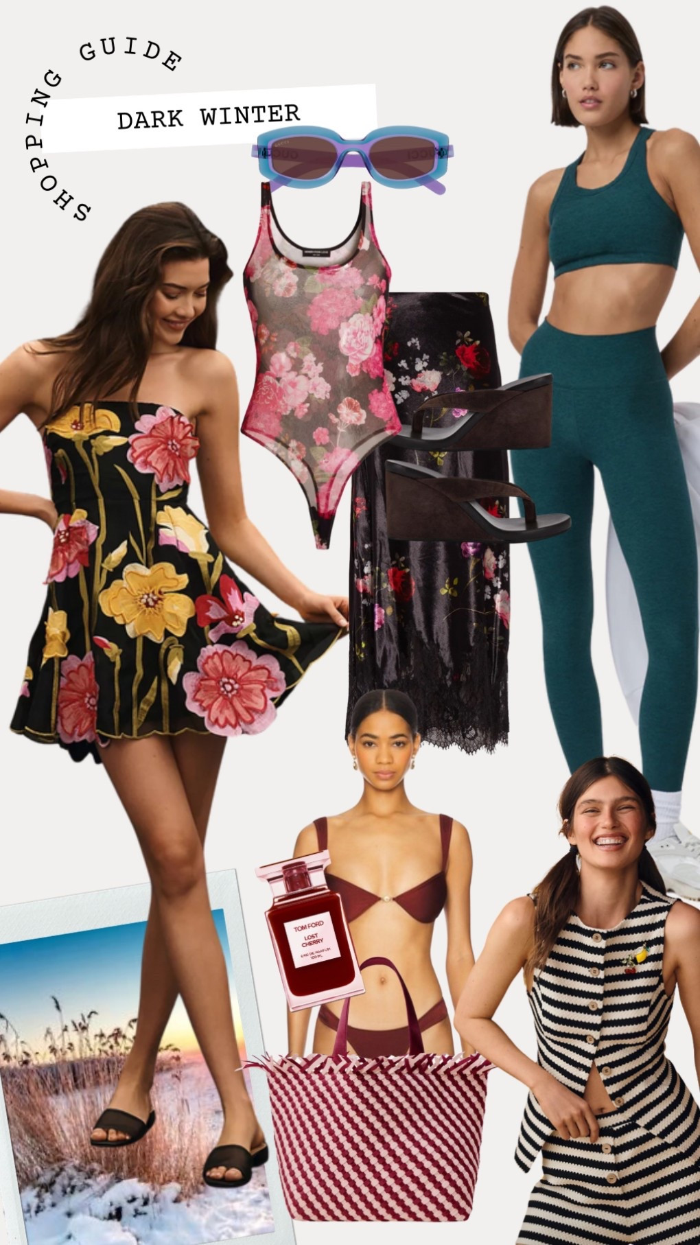 Deep Winter-Your signature looks are bold and intense. Deep, cool colors with high contrast work best: black, burgundy, dark emerald. You can handle drama like no one else!

#LTKFindsUnder100 #LTKOver40 #LTKSeasonal