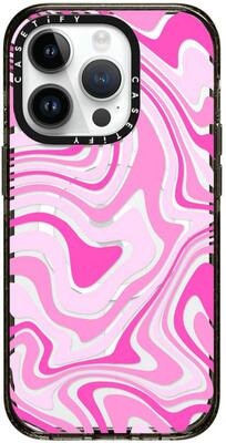 CASETiFY - Impact Case with MagSafe for Apple iPhone 15 Pro - Pink Swirls | Best Buy U.S.