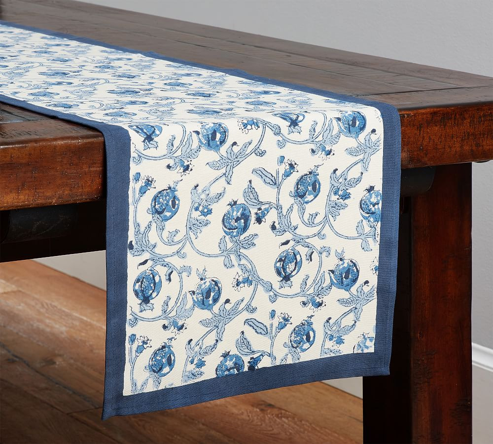 Couleur Nature Granada Handmade Cotton Table Runners | Pottery Barn (US)