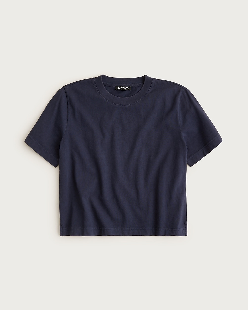 Boyfriend jersey relaxed cropped T-shirt | J. Crew US