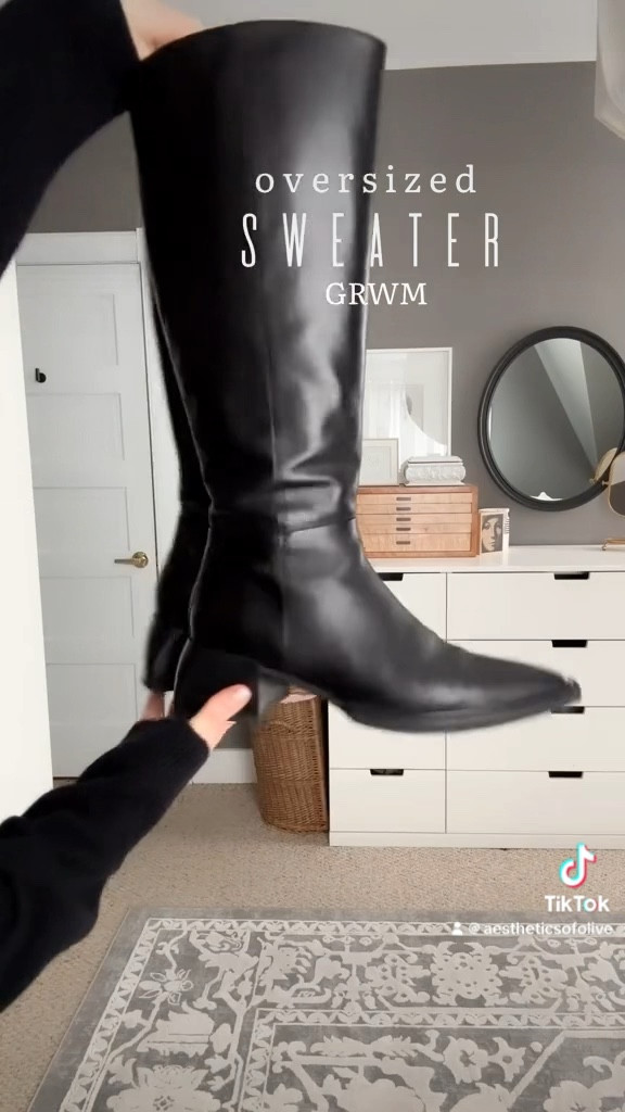 I’m wearing a L in the Aritzia sweater so I could easily belt it for an oversized look.

#LTKmidsize #LTKVideo #LTKshoecrush