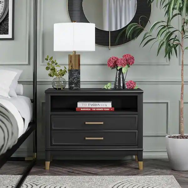 CosmoLiving by Cosmopolitan Westerleigh Wide Nightstand | Bed Bath & Beyond