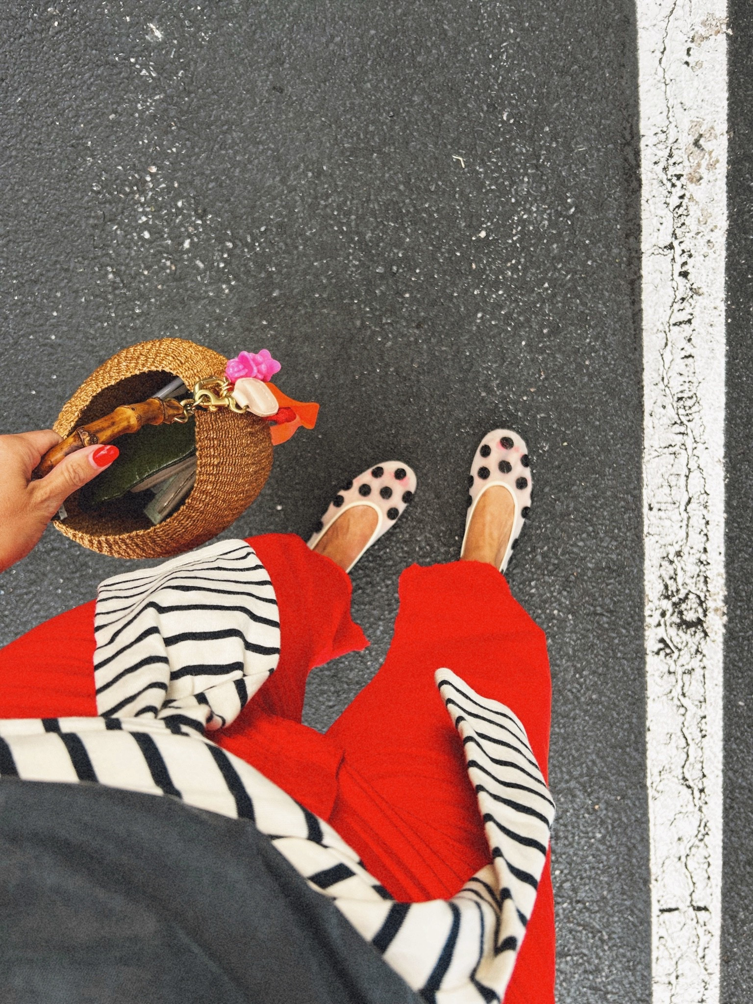 Flats are Zara (it won’t let me link!)