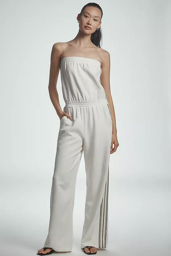 Strapless Stripe Jumpsuit | Anthropologie (US)