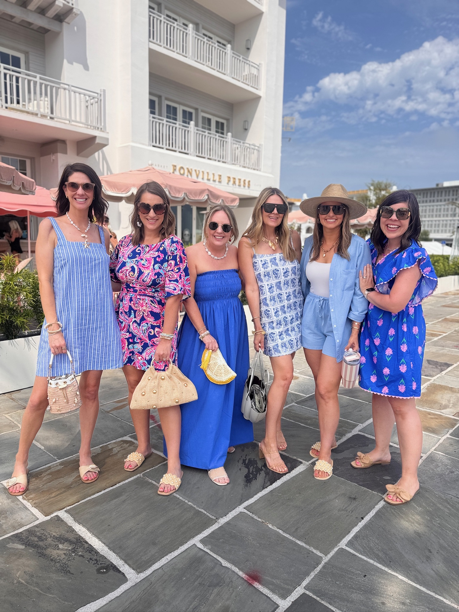 All the girls in shades of blue on our trip to 30A! 

#LTKTravel #LTKSeasonal #LTKFindsUnder100