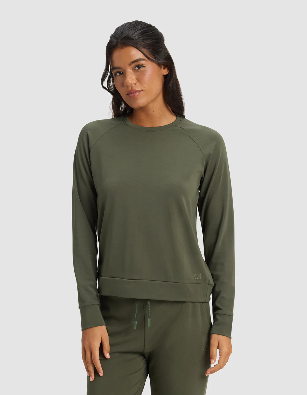 Women's Brushed Bamboo Pullover Crew | Cozy Earth