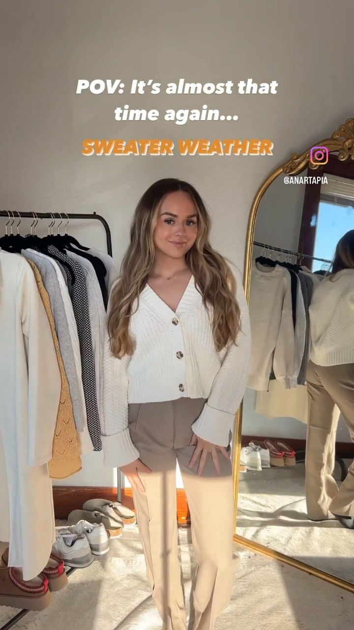 Sweater weather is almost here

Top - size S
Bottoms - 25 regular 