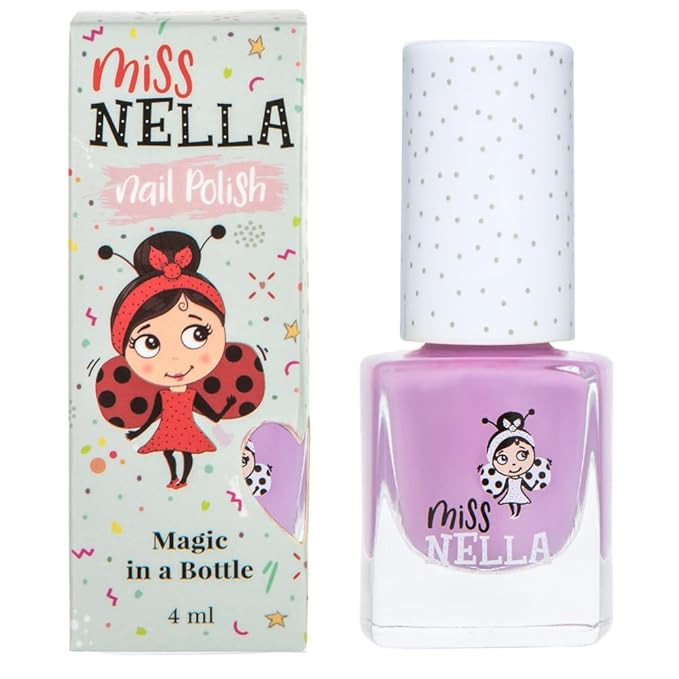 MISS NELLA BUBBLE GUM – Safe Special lilac Nail Polish for Kids, Non-Toxic & Odor Free Formula ... | Amazon (US)