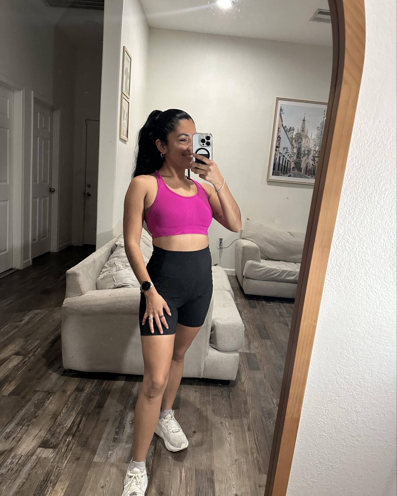 Let’s go run 4 miles 💗🏃🏽‍♀️💗 #ootd #runootd 

#LTKfitnessgoals #LTKootd #LTKActive