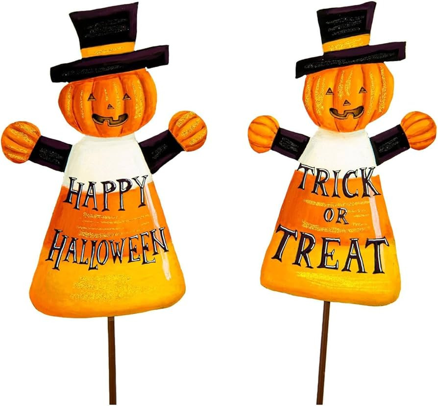 The Roundtop Collection Candy Corn Pilgrims, S/2 | Amazon (US)