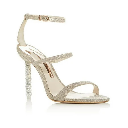 Sophia Webster Womens Gold Rosalind Leather Open Toe Ankle Strap | Walmart (US)