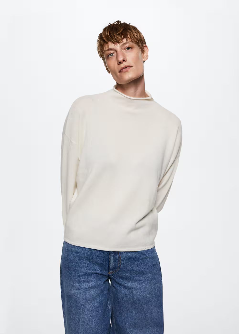 Perkins 100% cashmere sweater -  Women | Mango USA | MANGO (US)