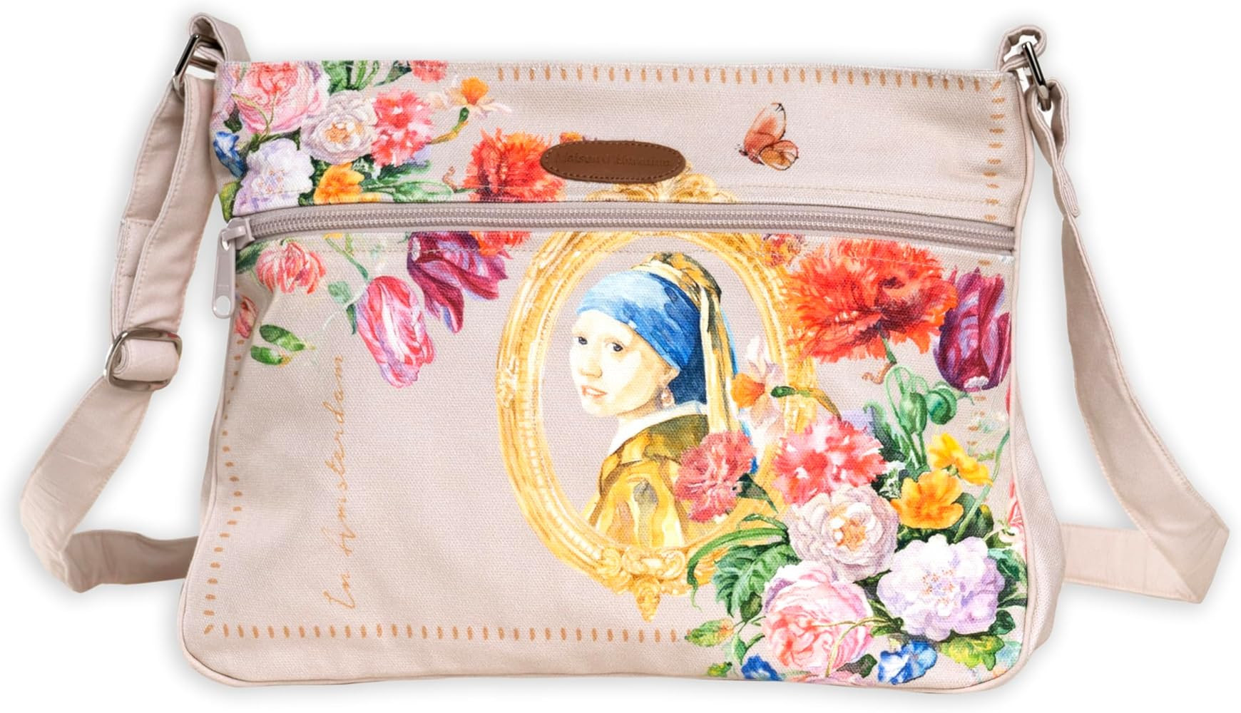 Maison d' Hermine Cross Body Bags for Women Cotton Canvas Shoulder Bag for Travel Tote purse Slin... | Amazon (US)