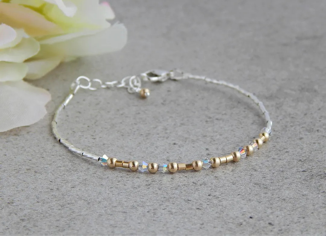 Pet Memorial Bracelet Gold, Gold Morse Code Bracelet Custom, Memorial Bracelet for Dog, Personali... | Etsy (US)