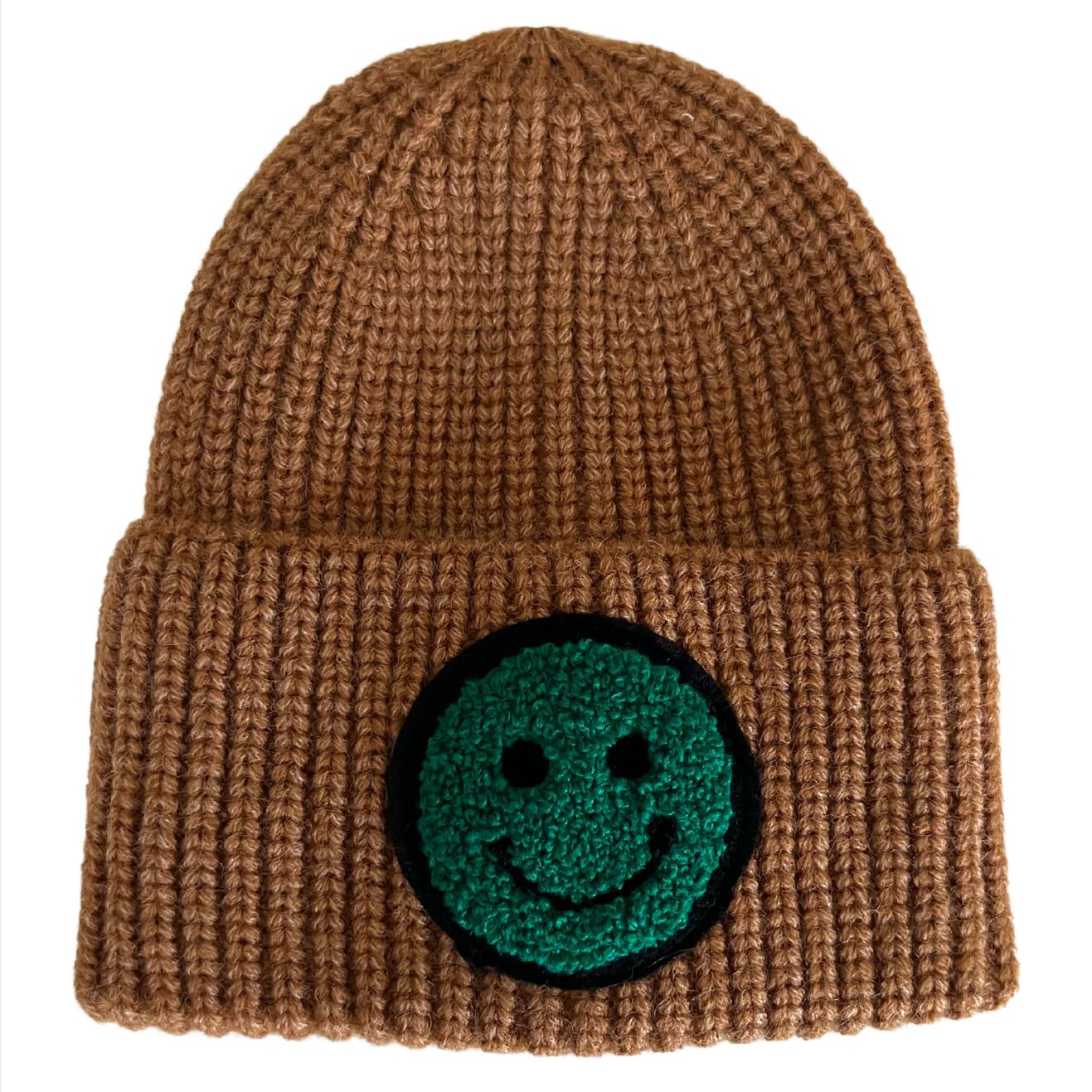 Good Vibes Knit Hat, Toffee | SpearmintLOVE