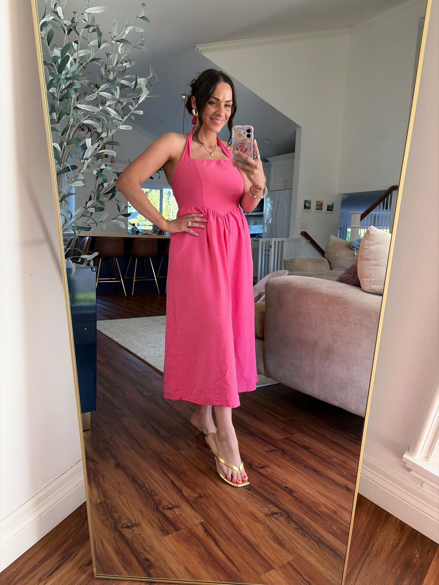 Another look that would be so pretty for Easter or even Mother’s Day🌸💗! This dress is giving all the spring feels, comes in a handful of colors and is super affordable! 

#LTKSeasonal #LTKBeauty #LTKmomlife