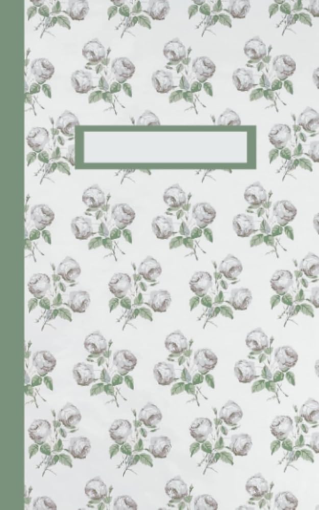Lined Notebook/Journal Vintage Bowood Style Pattern | Paperback journal, 120 pages, 5 x 8 inches | Amazon (US)