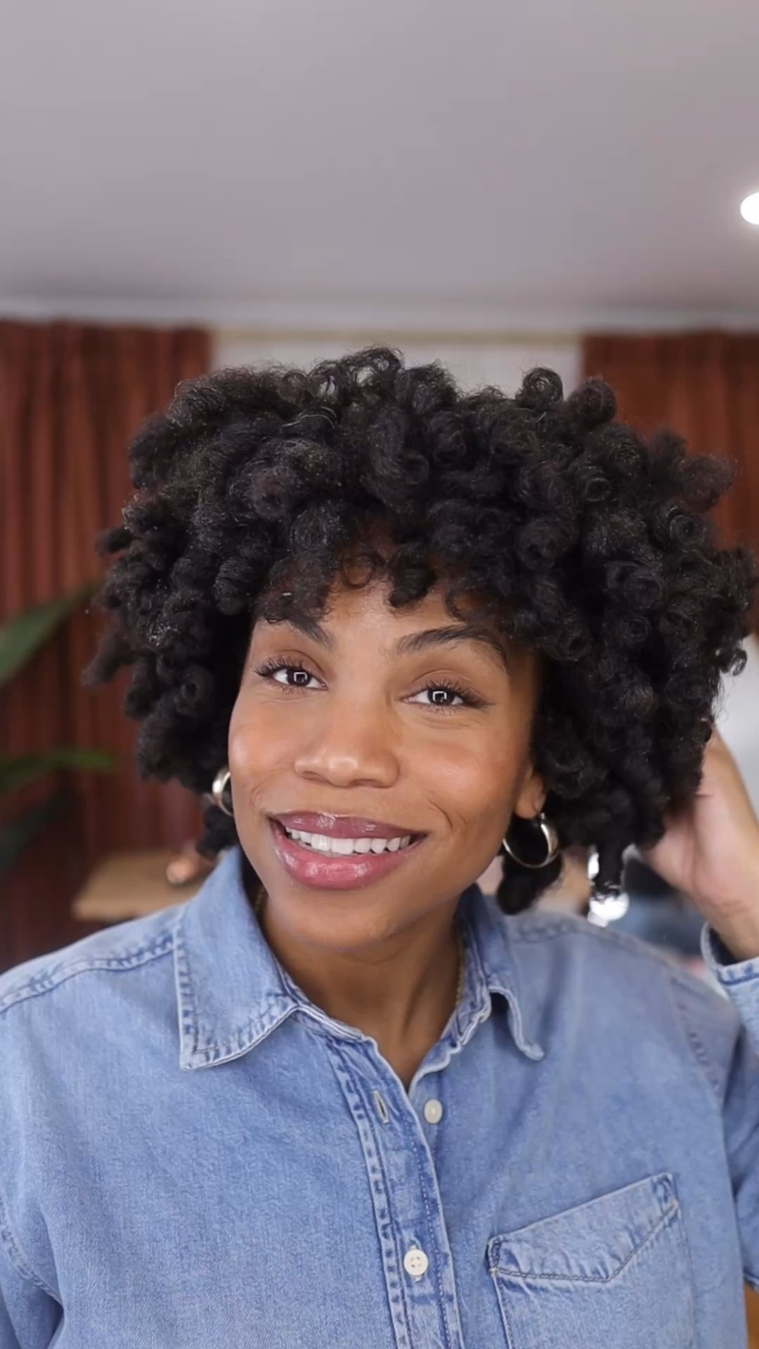 Running this twist and curl back! 💕