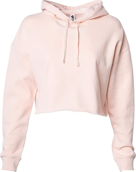 Global Blank Women’s Crop Top Sweatshirt Fleece Pullover Cropped Hoodie Sweater | Amazon (US)