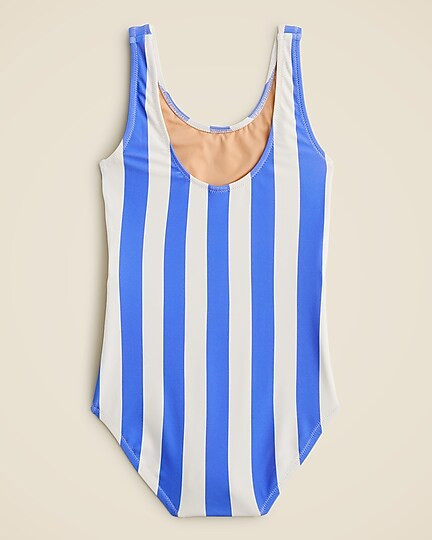 Girls' printed cutout-waist one-piece swimsuit with UPF 50+ | J. Crew US