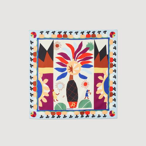 Patterned scarf | Sandro US | Sandro-Paris US