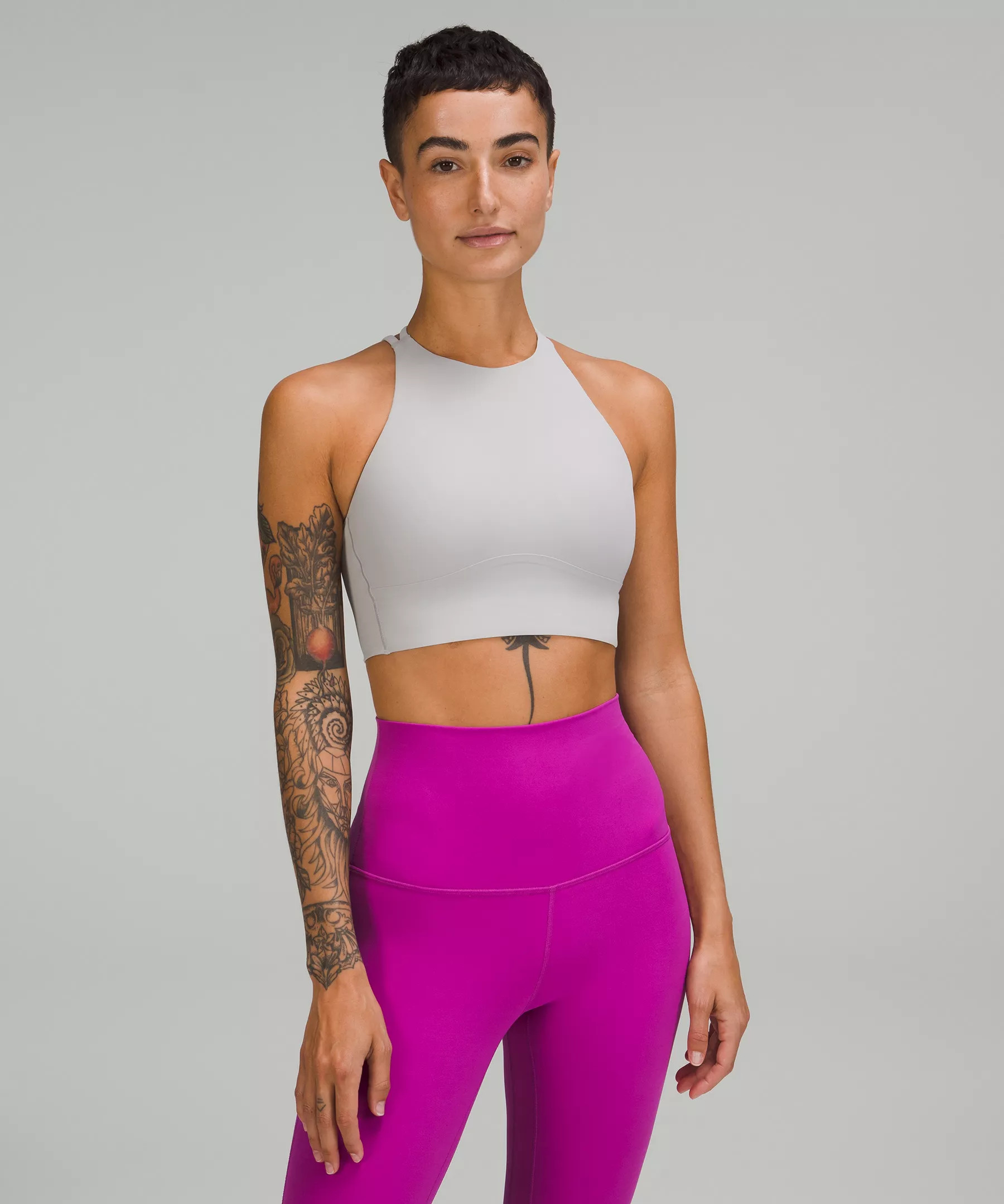 Like a Cloud High-Neck Longline Bra Light Support, B/C Cup Online Only | Lululemon (US)