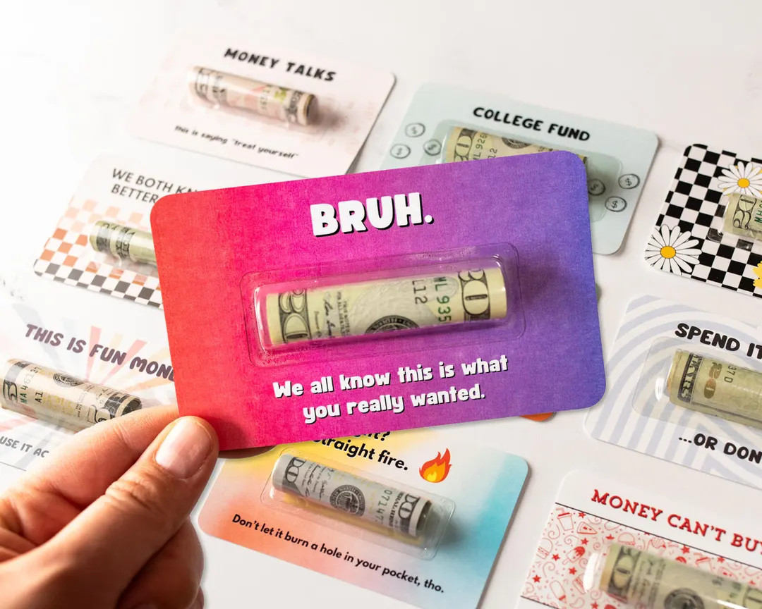 Funny Cash Gift for Teen Girl - Money Holder Gift - Give Cash as a Gift for Birthday, Holiday, Ch... | Etsy (US)