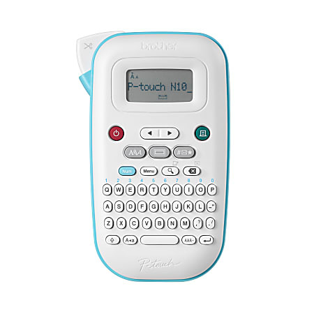 Brother P touch Personal Handheld Label Maker PT N10 Prints on P touch Btag andfrac12  12mm Label... | Office Depot and OfficeMax 