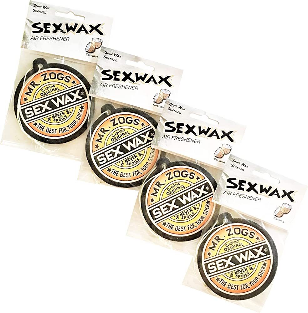 Sex Wax Coconut Air Fresheners: (4-Pack) | Amazon (US)