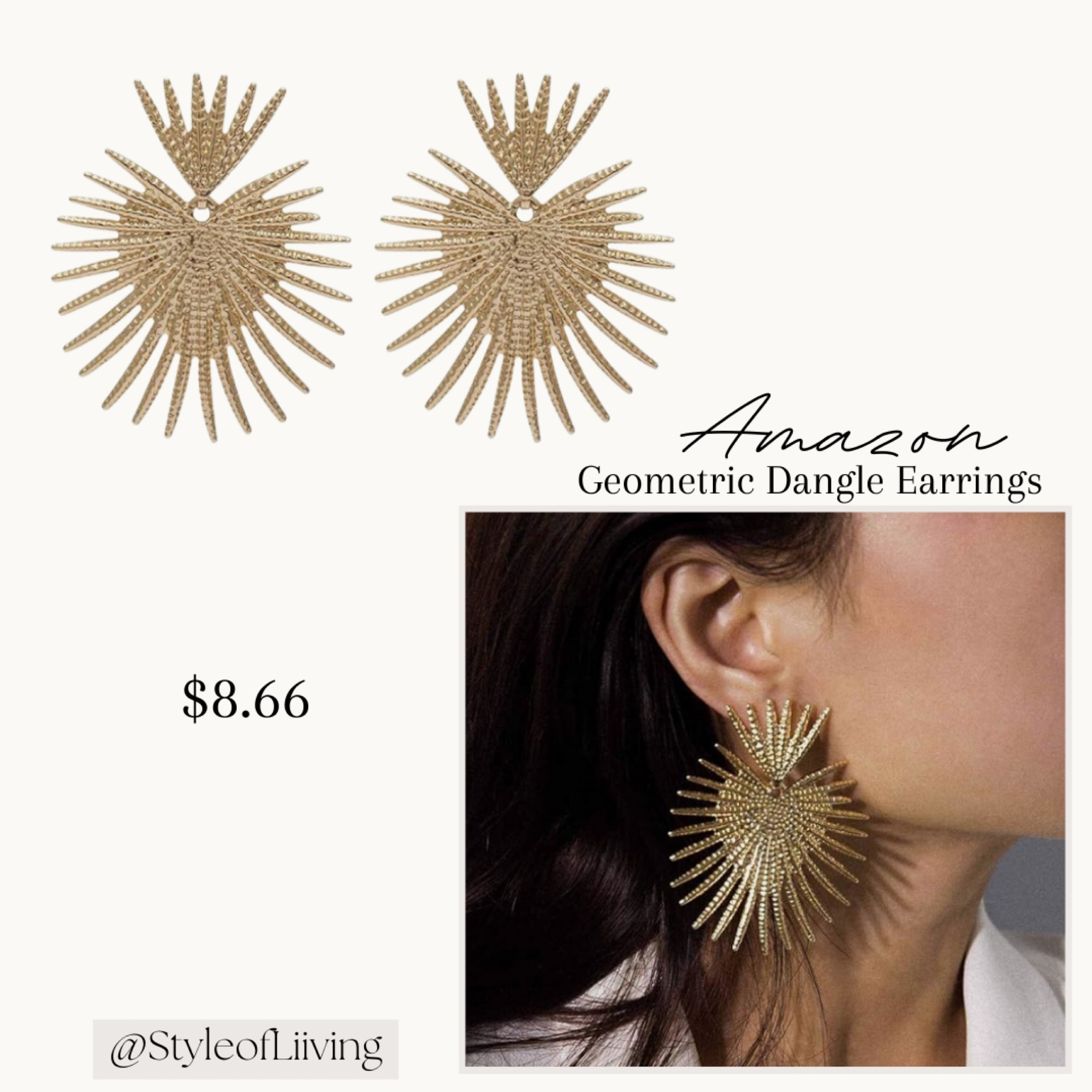 Amazon geometric dangle earrings less than $10!

#LTKparties #LTKstyletip #LTKfindsunder50